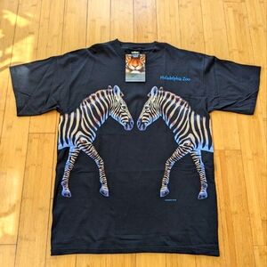 Vintage Deadstock Philadelphia Zoo Single Stitch Size LARGE!